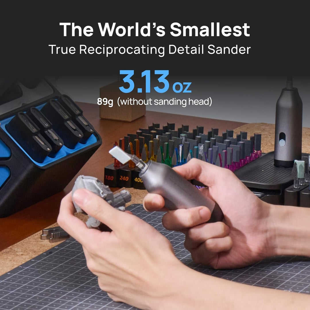 HOZO NeoSander Reciprocating Detail Sander, Mini elektrischer Multifunktionswerkzeug-Stiftschleifer