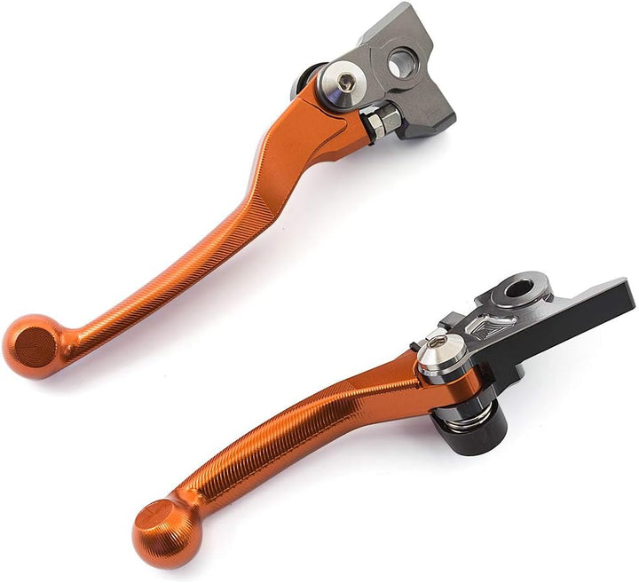 FXCNC CNC Aluminum 3D Dirt Bike Pivot Brake Clutch Levers Compatible with FE450 FE550 FE650 2006-200