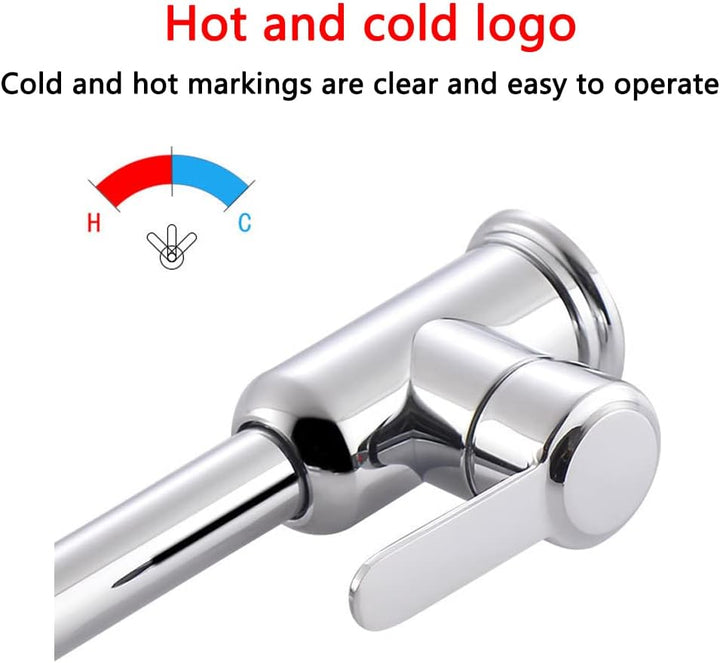 Wasserhahn Küche, Küchenspüle Einhebelmischer, Edelstahl Waschtischarmatur, Einhebel Mischbatterie,