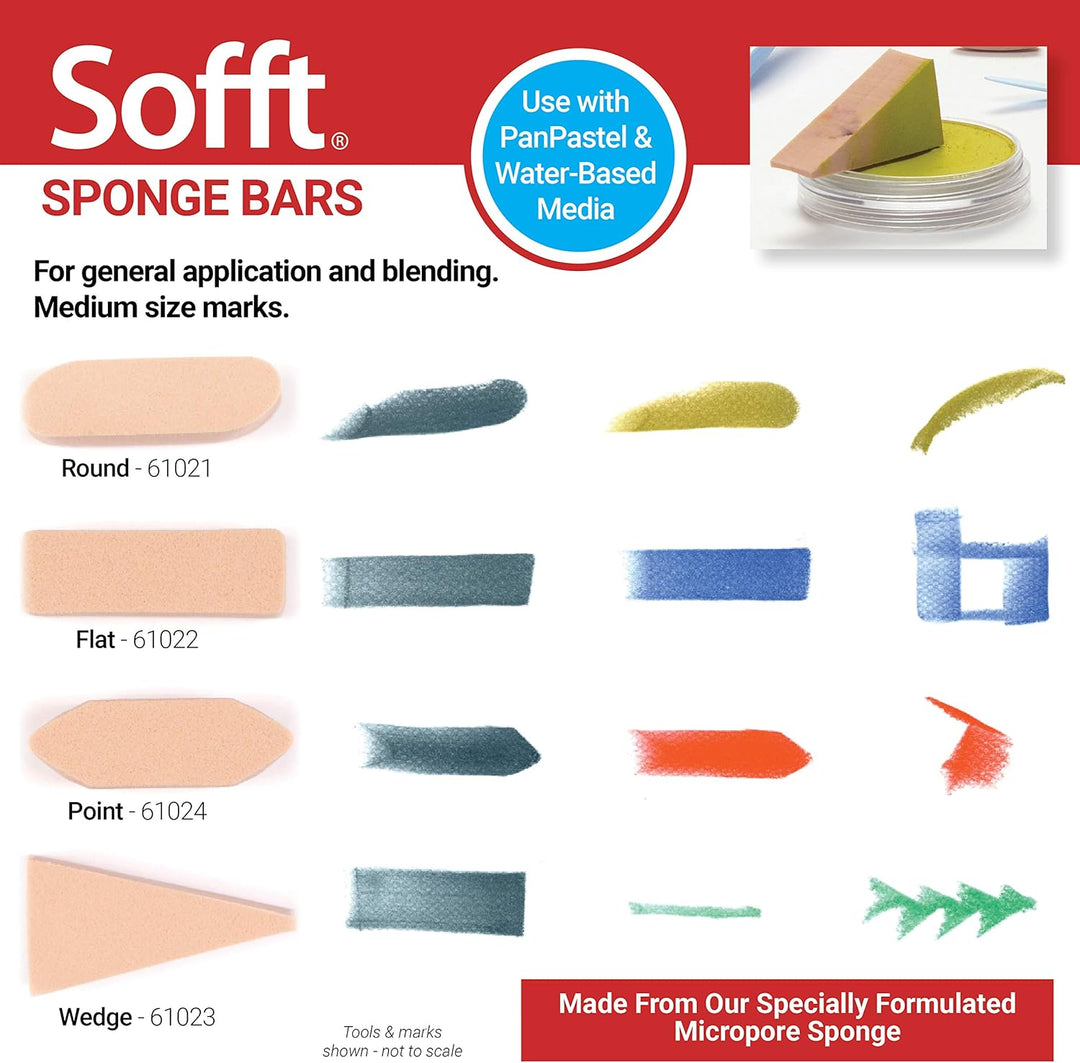 Colorfin PanPastel Sofft Tools Kombinationsset, 44 Stück, 44 Stück (1 Stück)