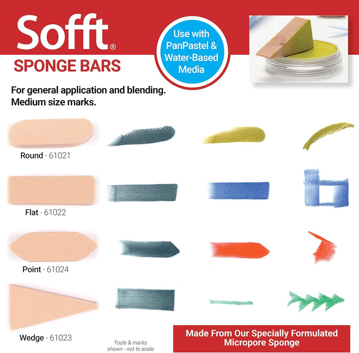 Colorfin PanPastel Sofft Tools Kombinationsset, 44 Stück, 44 Stück (1 Stück)