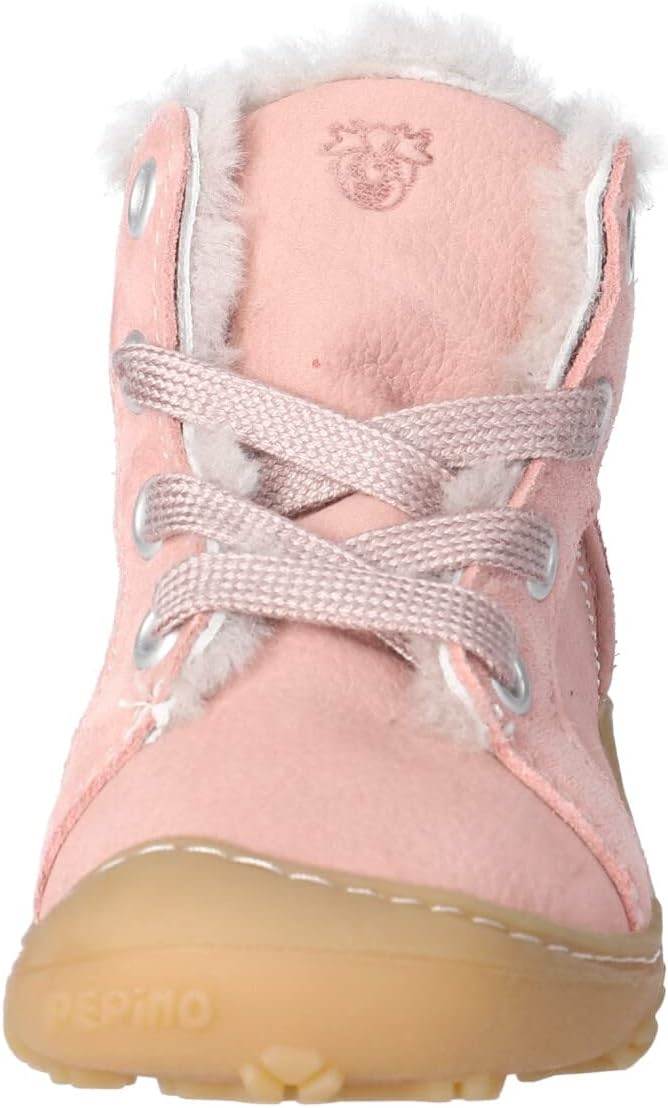 RICOSTA Mädchen und Jungen Lauflernschuhe ELIA, WMS:Weit,terracare,Barfuss-Schuh 24 EU Weit Rosa 310