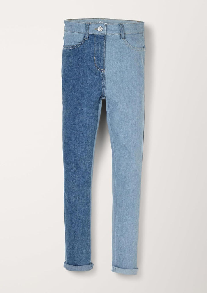 s.Oliver Treggings: Treggings mit High Waist 152 Light Blue Stretch (53z2), 152 Light Blue Stretch (