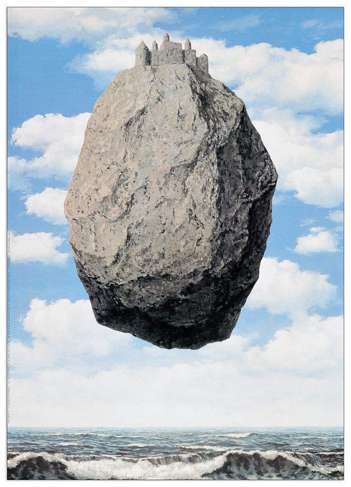 Artopweb TW18524 Magritte - Les Chateaux Des Pyrenees Dekorative Paneele, MDF Wood Panel, Multifarbi