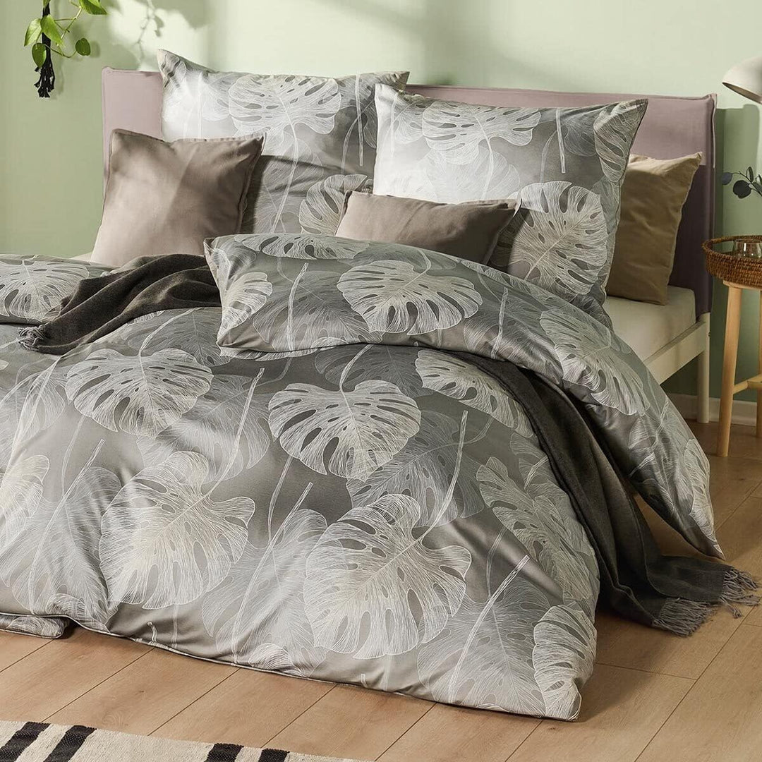 ESTELLA Mako Interlock Jersey Bettwäsche Delicia beige 1 Bettbezug 135 x 200 cm + 1 Kissenbezug 80 x