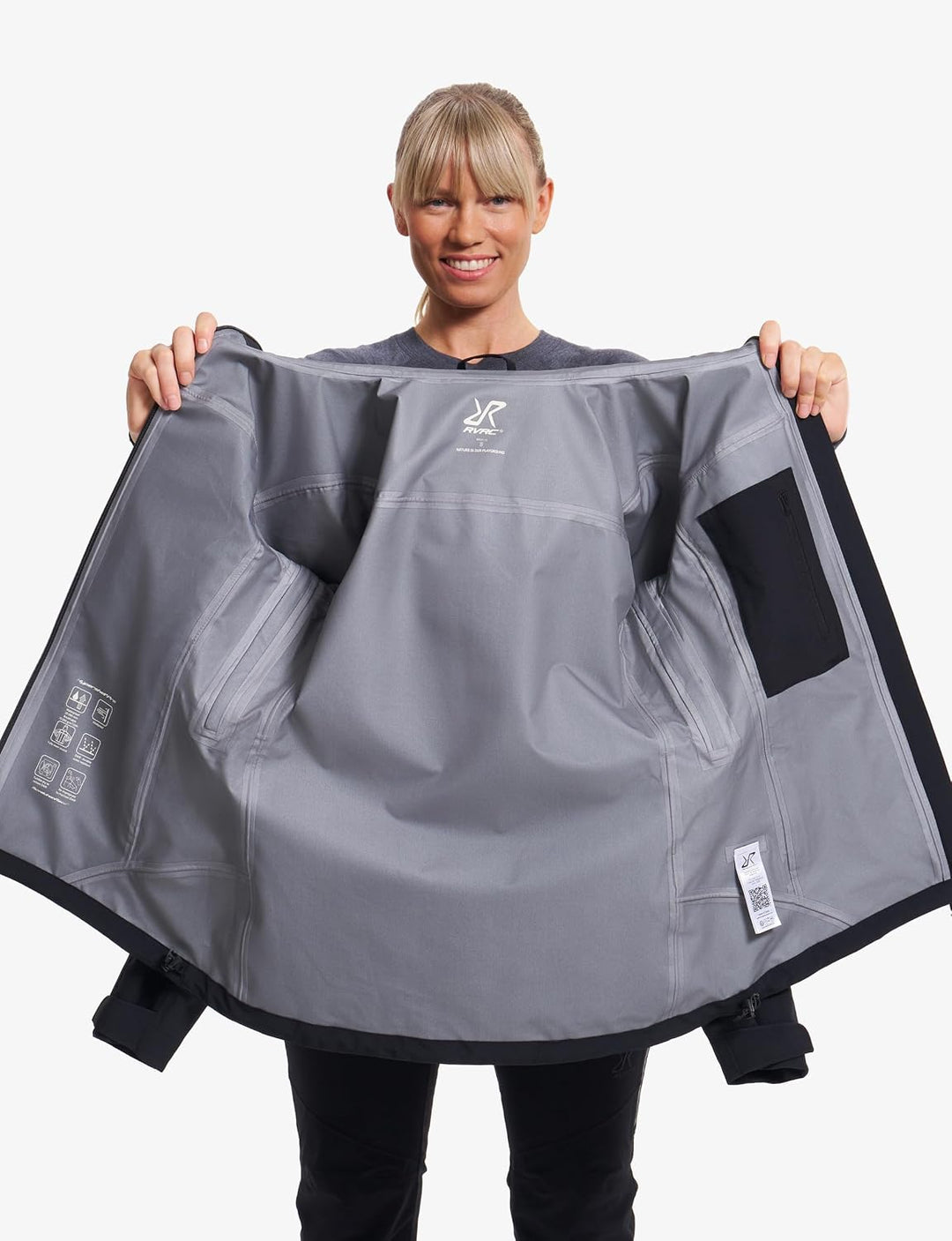 RevolutionRace Silence Proshell 3L Jacket, Damenjacke, belüftete und wasserdichte Jacke für Wanderun