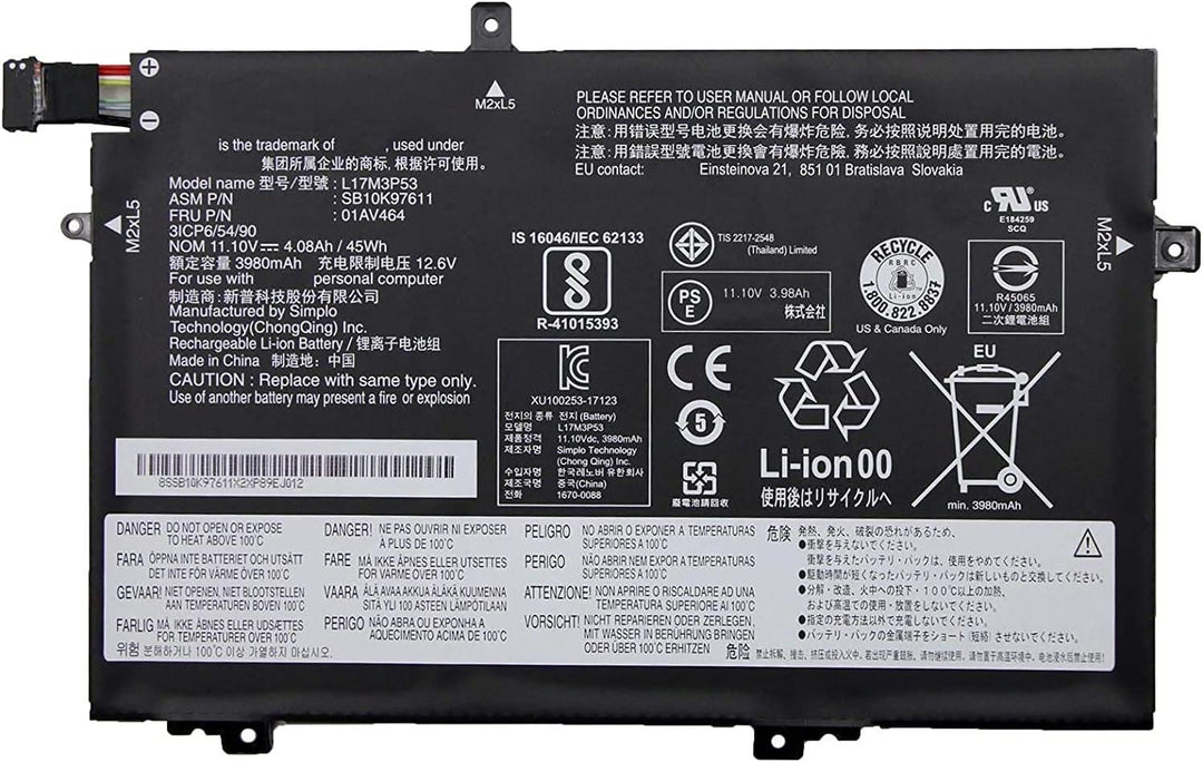 L17C3P52 L17L3P52 SB10K97610 01AV463 L17M3P53 SB10K97611 01AV464 L17M3P54 SB10K97612 01AV465 SB10K97