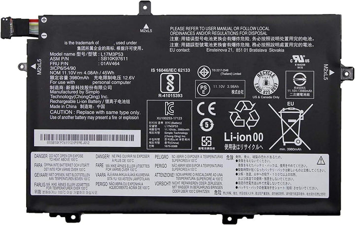 L17C3P52 L17L3P52 SB10K97610 01AV463 L17M3P53 SB10K97611 01AV464 L17M3P54 SB10K97612 01AV465 SB10K97