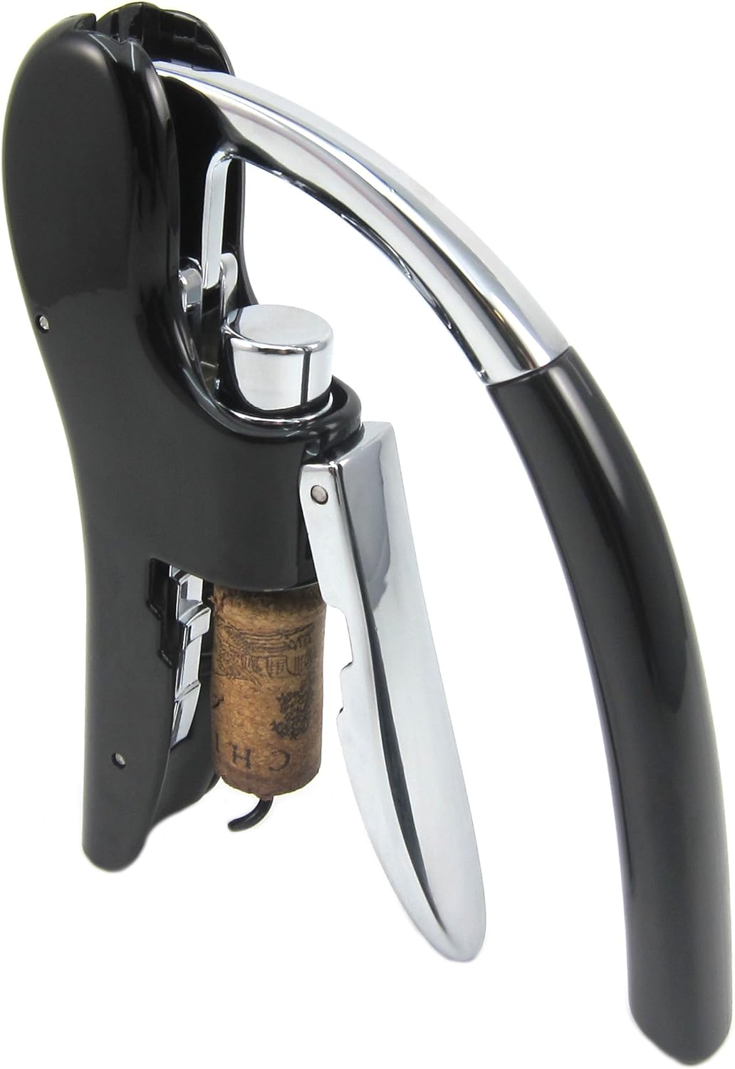 Best Utensils Profi-Flaschenöffner, Zinklegierung, mit Hebel, Korkenzieher, mit Folienschneider, Kel