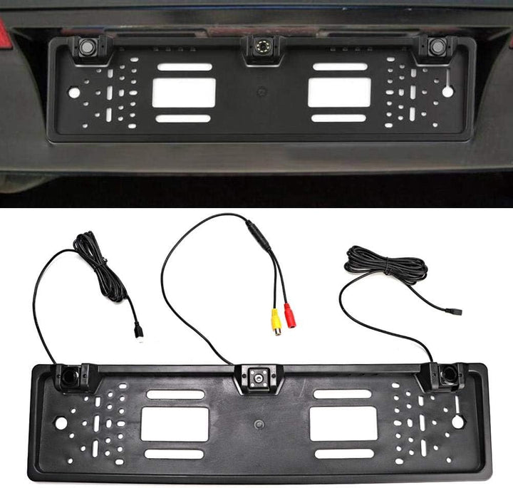 Qii Lu Kennzeichenrahmen mit Einparkhilfe und Rückfahranzeige