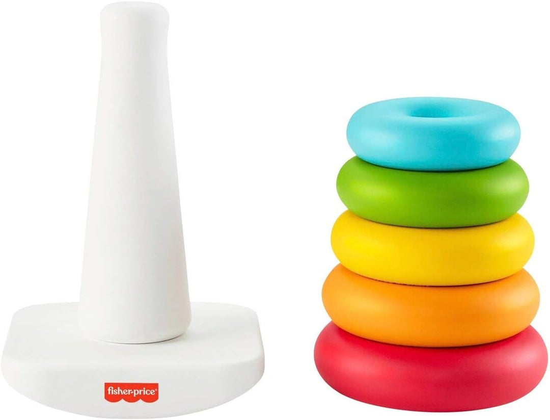 Fisher-Price GRF11 - Stapel &amp; Sortier Spielset, 2 klassische Stapel- und Sortiersets, Babyspielzeug