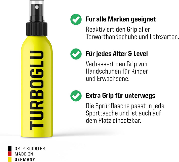 T1TAN TurboGlu Torwarthandschuh-Gripbooster 200ml - Perfekter Grip auf Knopfdruck