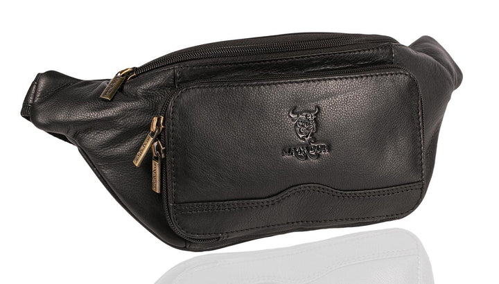 MATADOR Bauchtasche Leder Herren Gürteltasche Männer XXL Hüfttasche Gürteltasche Festivaltasche Frei