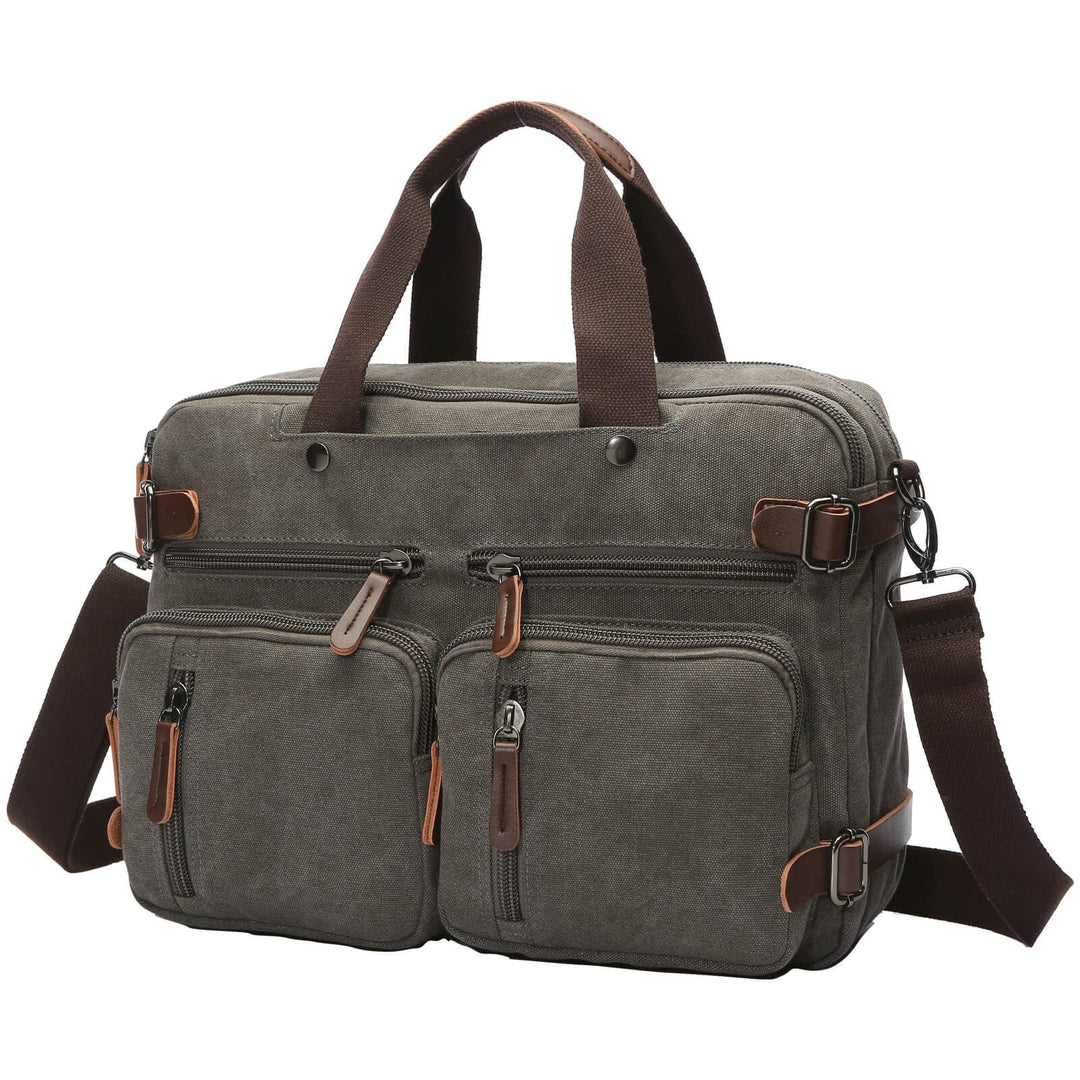 Laptop-Aktentasche, wandelbarer Rucksack, Kuriertasche, Handtasche, multifunktionaler Reiserucksack,