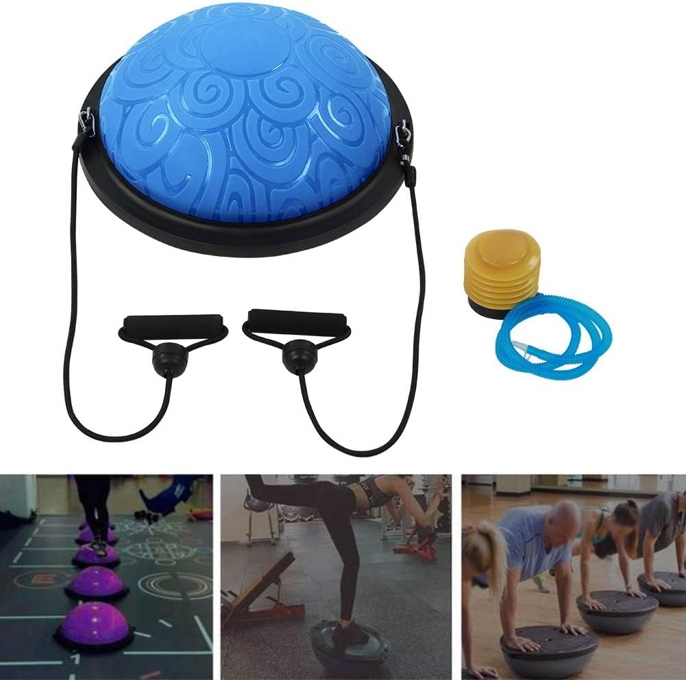 Ejoyous Balance Ball Trainer, 46cm Anti-Rutsch Balance Board Halbkugel Gymnastikball Yoga Halbball m