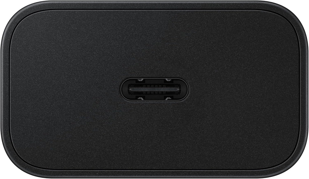 Samsung Schnellladeadapter, Energieeffizientes Ladegerät mit USB-C Datenkabel, 25 Watt, Schwarz, EP-