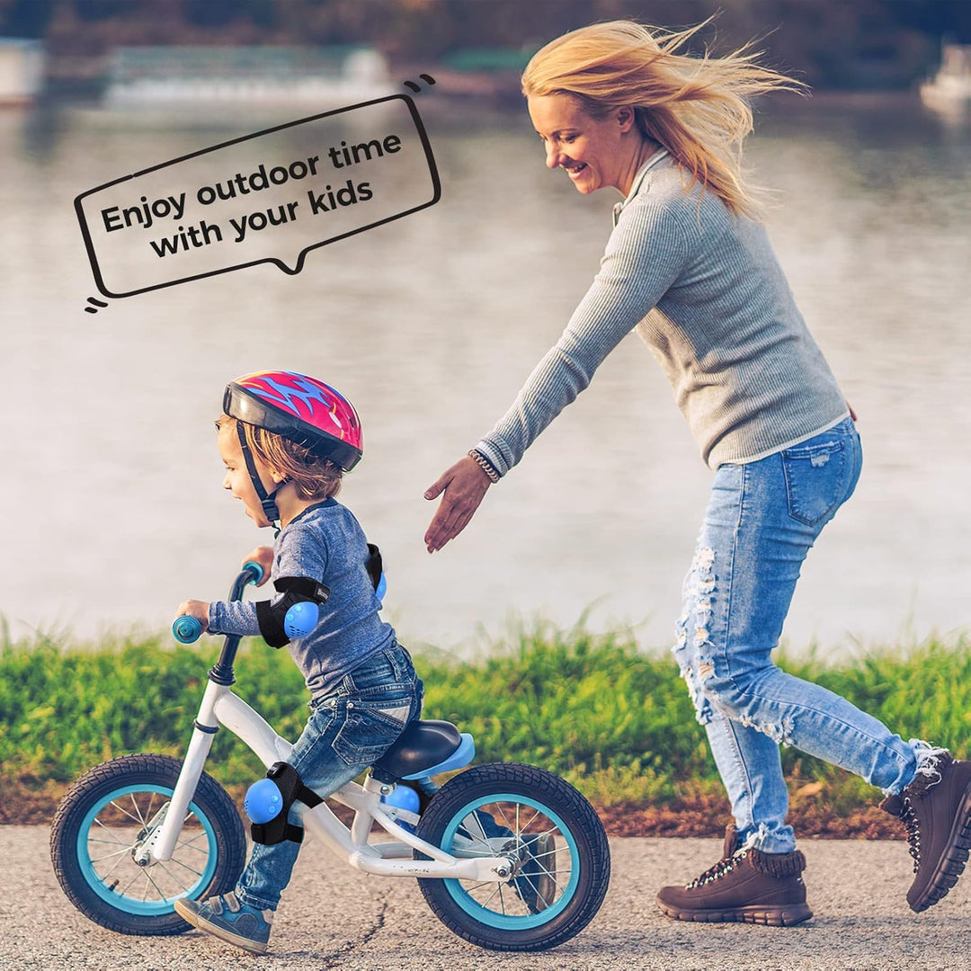 BOSONER Knieschoner Kinder Schoner Inliner Protektoren 6er Set Schützer Inliner Inline Skates Knie U