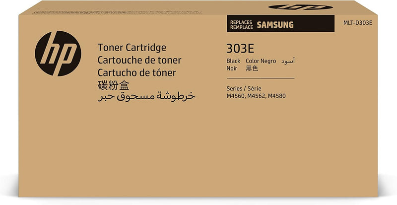 HP MLT-D303E (SV023A) Original Toner Schwarz (Kompatibel mit: ProXpress M4580) schwarz / blau