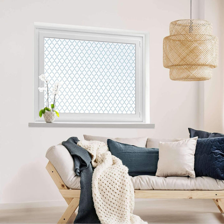 Fensterfolie Sichtschutz I Hochwertige Klebefolie für Fenster - Sticker I Deko Folie für Küche, Bad,