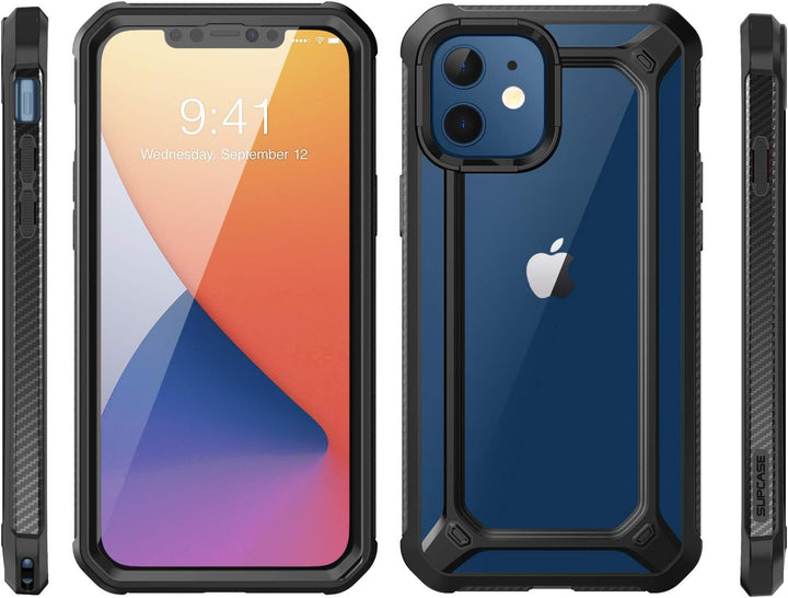 SUPCASE Transparent Hülle für iPhone 12 mini (5.4") Handyhülle 360 Grad Case Bumper Schutzhülle Cove