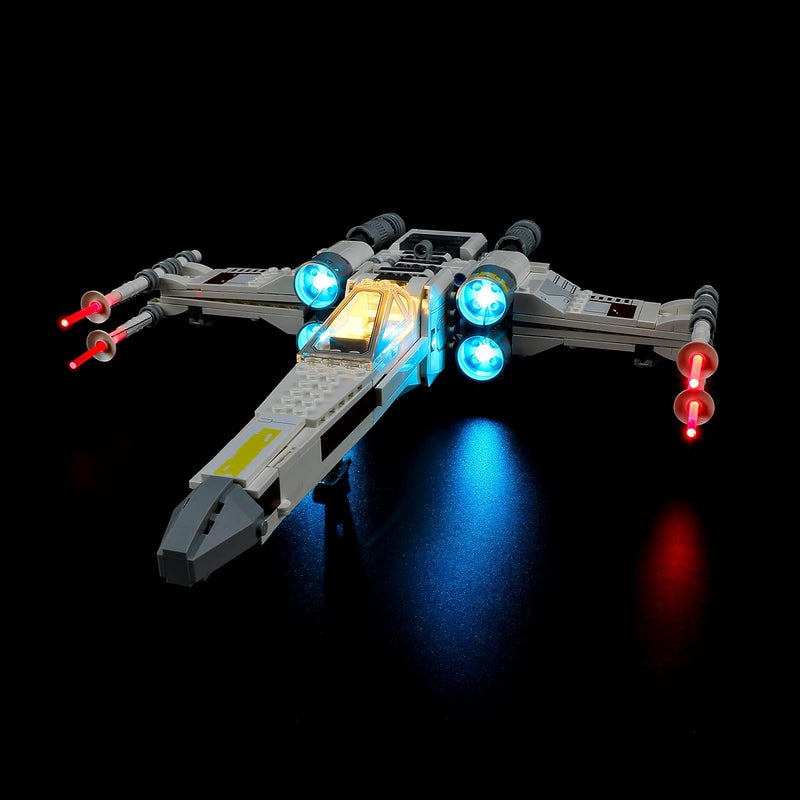 BRIKSMAX 75301 Led Licht für Lego Luke Skywalkers X-Wing Fighter - Compatible with Lego Star Wars Ba