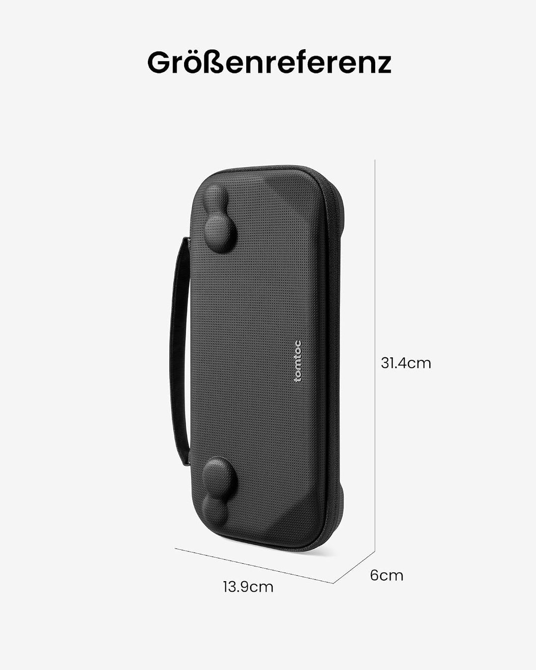 tomtoc Slim Tasche Kompatibel mit Steam Deck / Steam Deck OLED, Rundumschutz Case Hülle für Reise, U