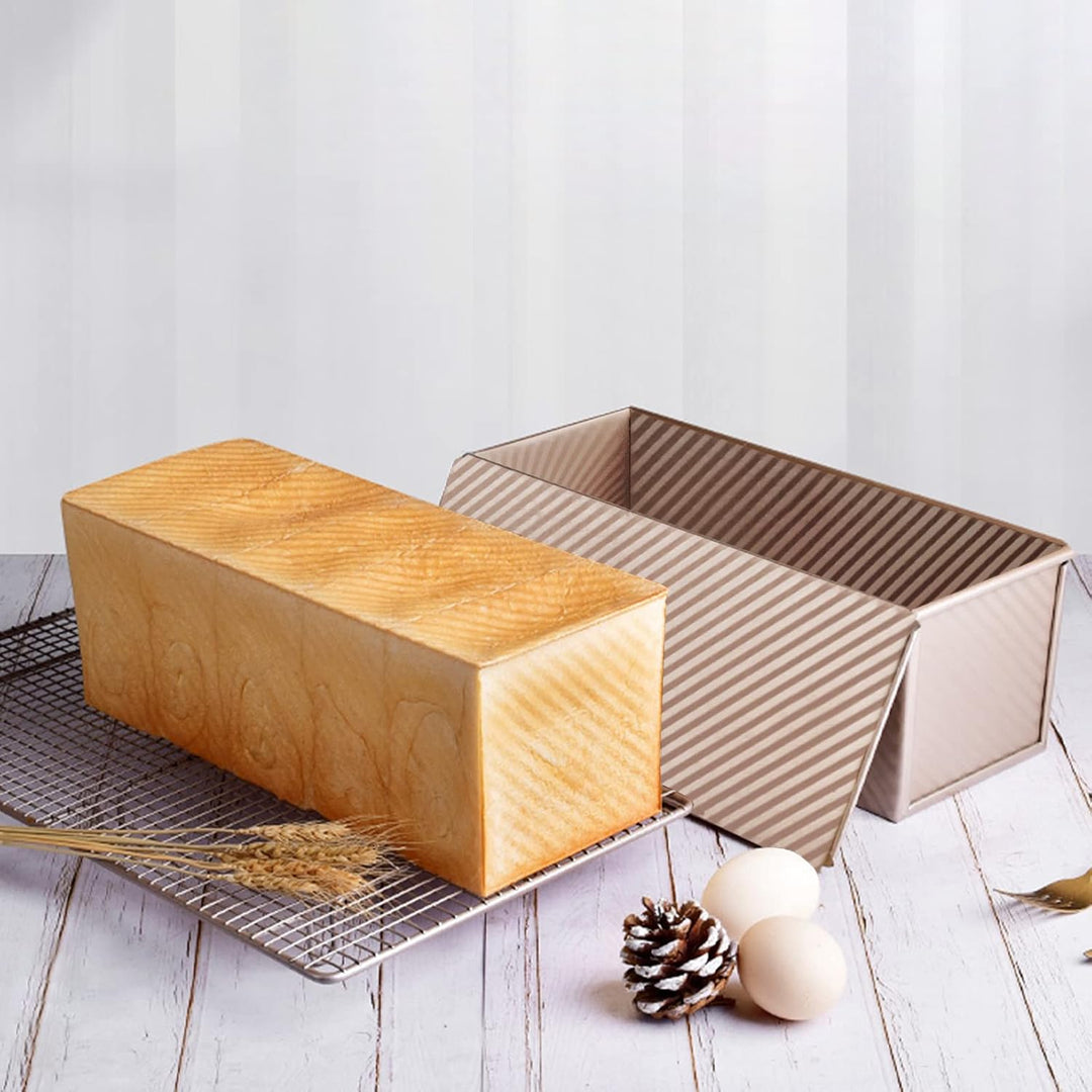 Brotbackform mit Deckel Toastbrot Backform Brotbackformen Toastbrotform Antihaft Brotform Kastenform