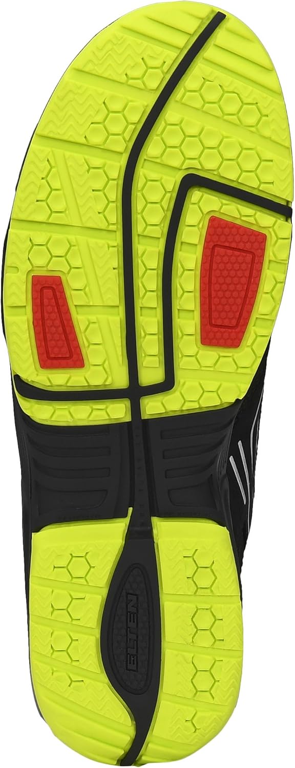 ELTEN Unisex Elten Sicherheitsschuhe S2, Herren, Sportlich, Leicht, Schwarz, Stahlkappe, Sicherheits