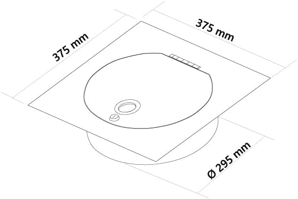 Wäscheschacht-Einwurftür Klappe Deckel SUPERIOR SQUARE (Edelstahl)