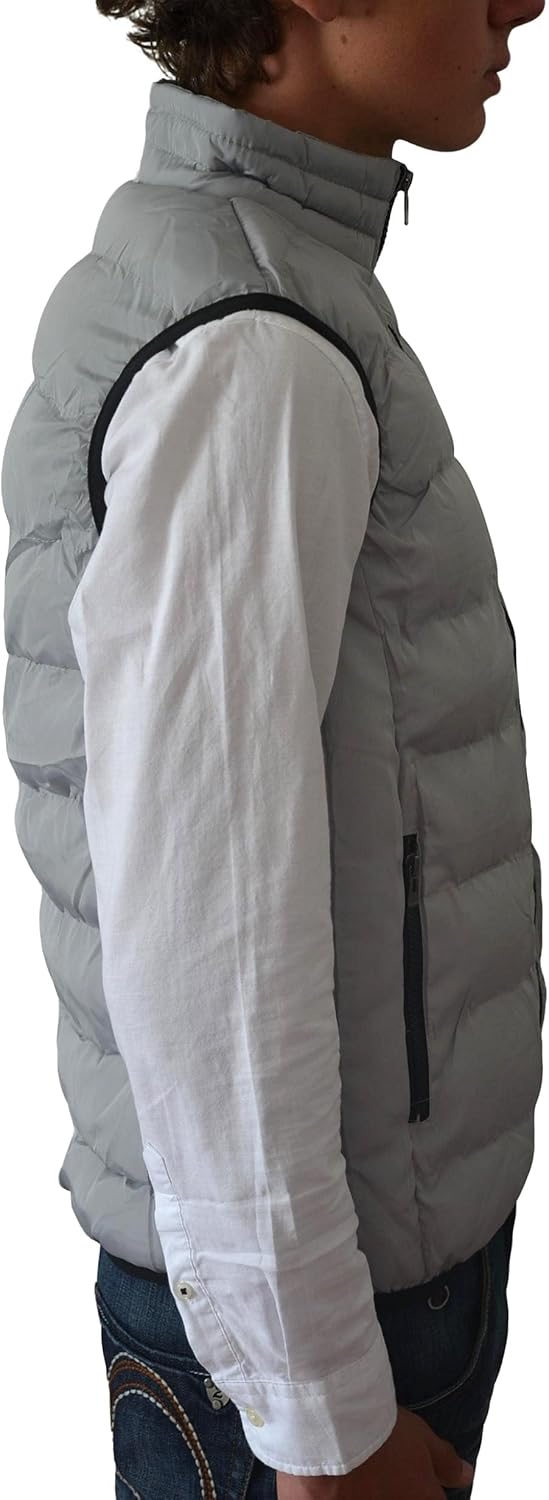 Herren leichte Steppweste Weste Berlin Bodywarmer mit Seitentaschen gesteppt ideal für den Übergang