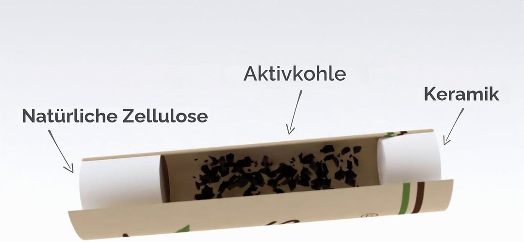 SmartFilter ø 6mm – Phil Trino | 250 Stück | Aktivkohlefilter mit Zellulose, Keramik & Veganer Aktiv