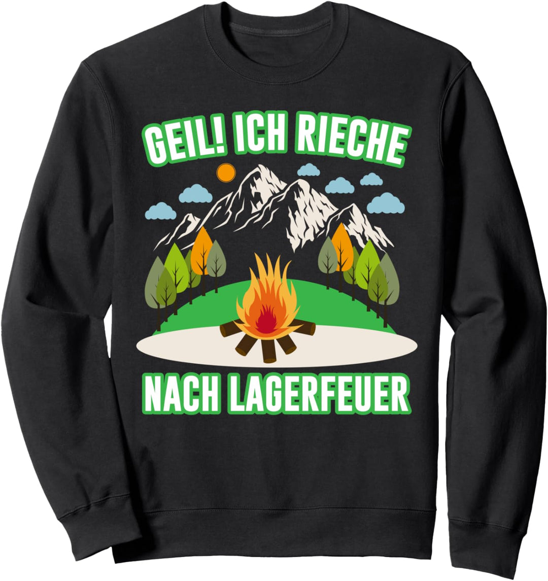 Für echte Survival Fans, Lagerfeuer, Pfadfinder, Natur Sweatshirt