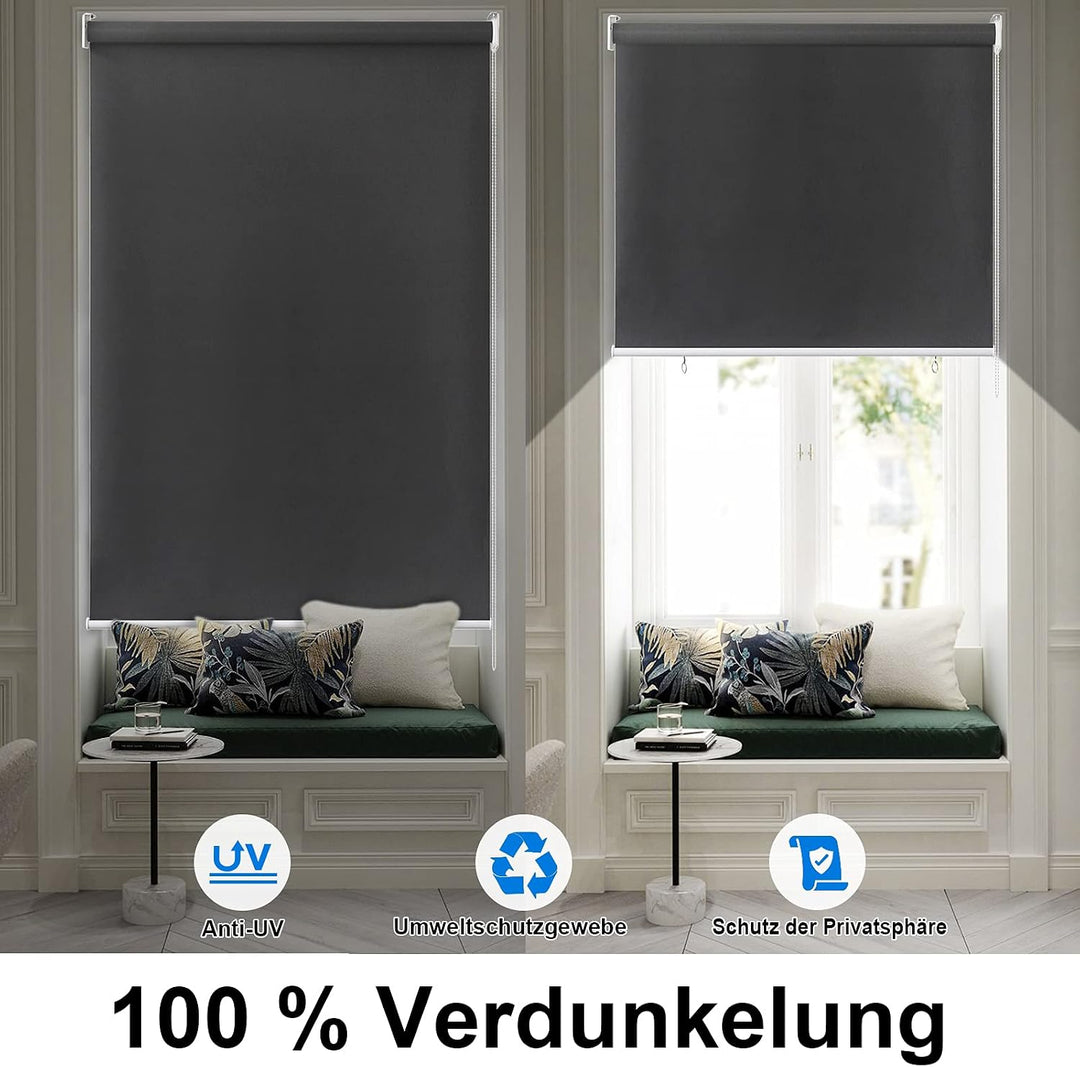 LZQ Senkrechtmarkise Balkonmarkise Sonnenschutz, UV-beständige Vertikalmarkise, Windschut und Sichts