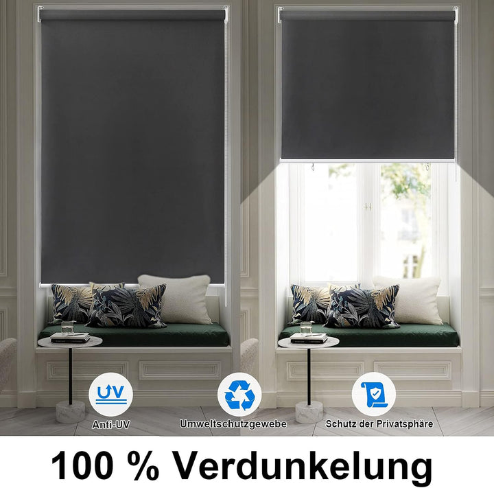 LZQ Senkrechtmarkise Balkonmarkise Sonnenschutz, UV-beständige Vertikalmarkise, Windschut und Sichts