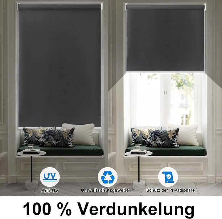 LZQ Senkrechtmarkise Balkonmarkise Sonnenschutz, UV-beständige Vertikalmarkise, Windschut und Sichts