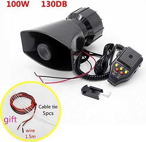 YIYIDA Auto-sirene lautsprecher autohupe 100 W 130DB auto sirene fahrzeug hupe mit mikrofon PA lauts