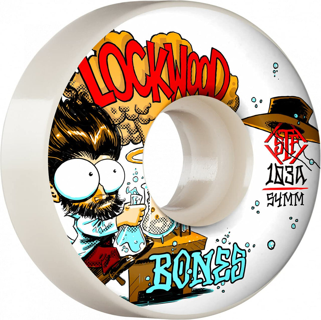Bones Lockwood Experi-Mental 103A Slims STF Skateboard-Räder, 54 mm