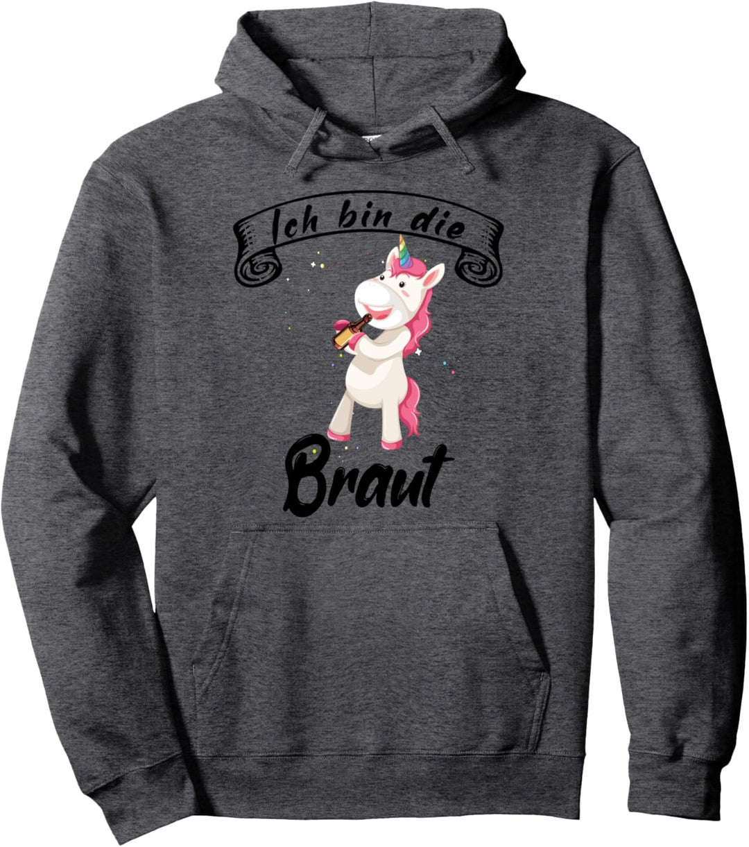 Ich bin die Braut Spruch Ich heirate Groom Trauzeuge Ring Pullover Hoodie