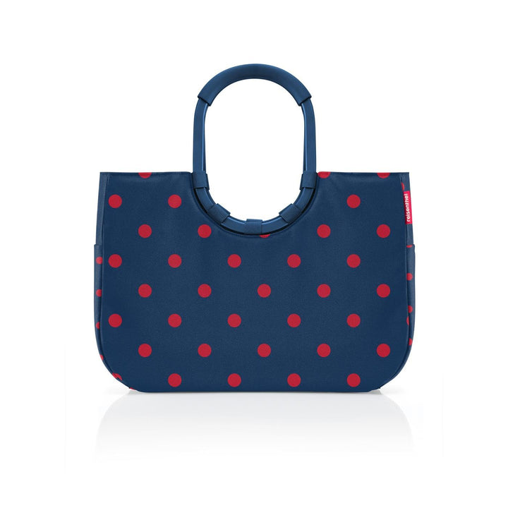 Reisenthel loopshopper L Frame Mixed dots red, Frame Mixed Dots Red