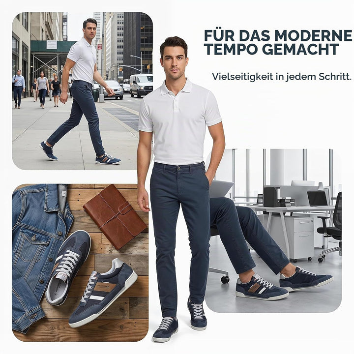 ARRIGO BELLO Sneaker Herren Schuhe Business Freizeitschuhe Leichte Trainers für Walking, Laufen, Spo
