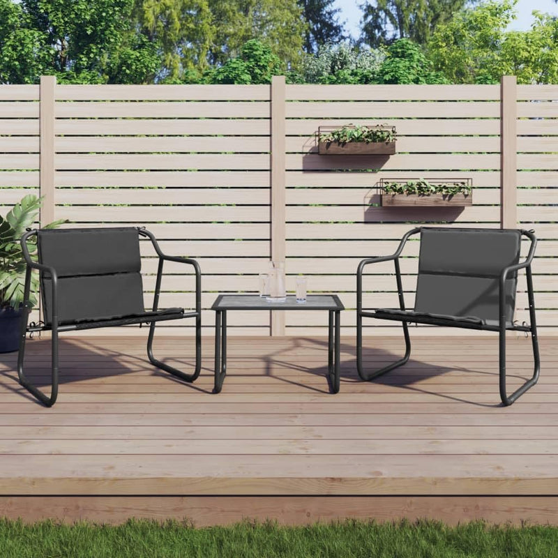 Tidyard 3-TLG. Gartensofa Gartenmöbel Set Garten-Sofagarnitur Garten-Lounge-Set mit Kissen Terrasses