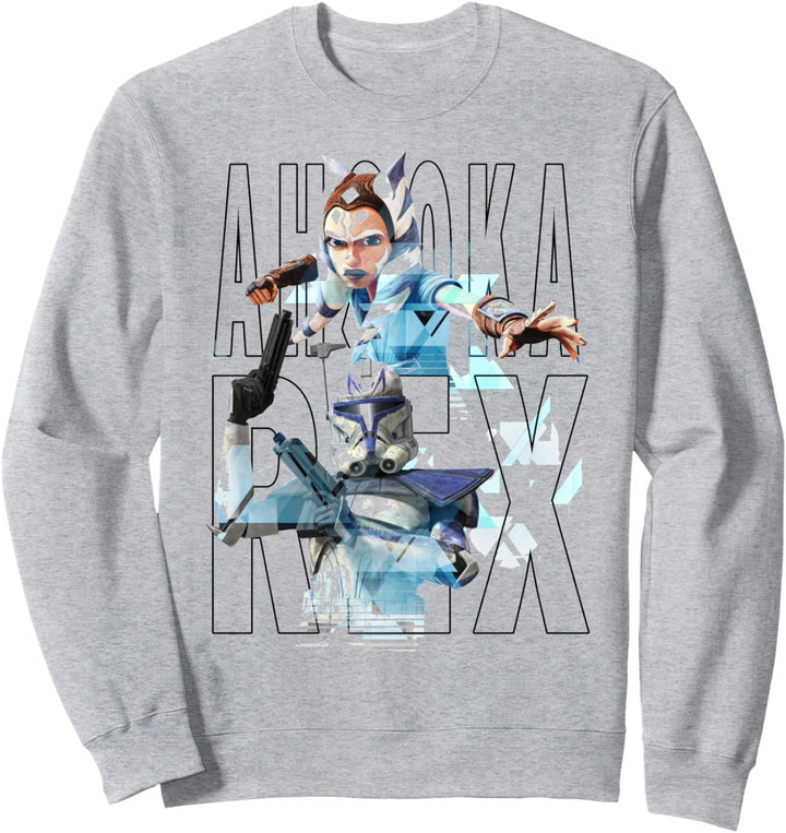 Star Wars: The Clone Wars Ahsoka & Rex Text Portraits Sweatshirt