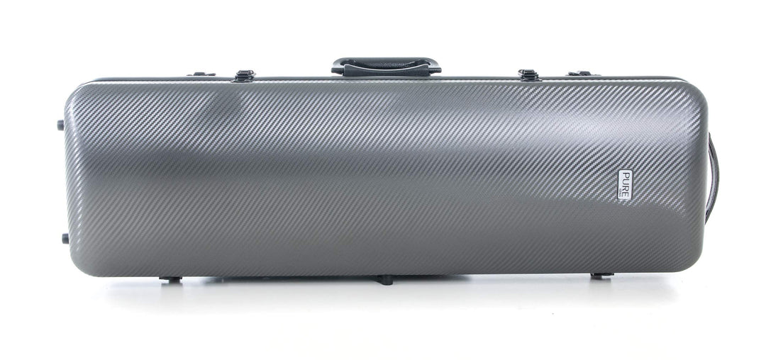 PURE GEWA Violinkoffer Polycarbonat 2.4 für Grösse 4/4 grau grau Oblong 4/4, grau Oblong 4/4