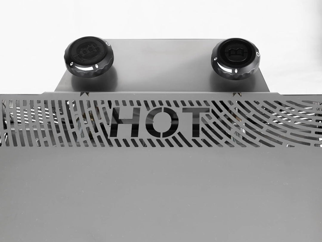 Beefer TwinPro - 800° Oberhitzegrill - Vollständig aus massivem Edelstahl mit doppeltem Garraum - Ma