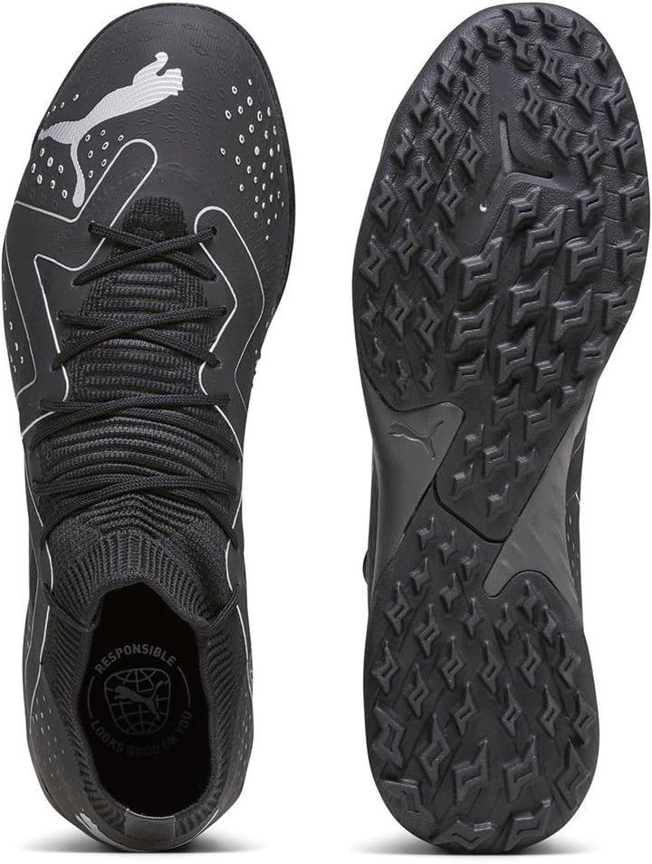 PUMA Herren Future Match Tt Fussballschuh 44.5 EU Puma Schwarz Puma Silber, 44.5 EU Puma Schwarz Pum