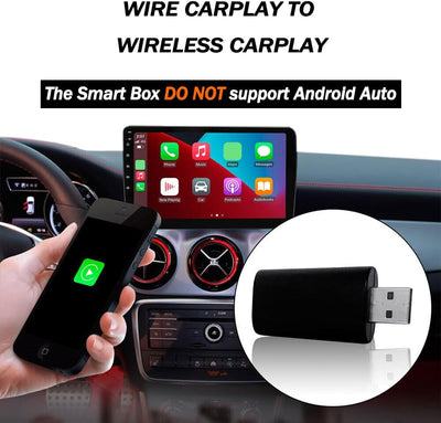 Sunweyer Plug-Play Wireless CarPlay Adapter Support Factory Wired CarPlay zu Wireless Caplay Dongle