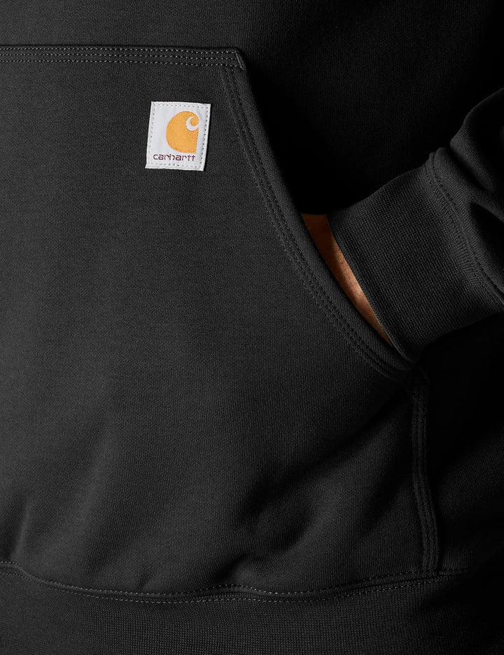 Carhartt Herren Sleeve Logo Hooded Sweatshirt Kapuzenpullover XS Schwarz, XS Schwarz
