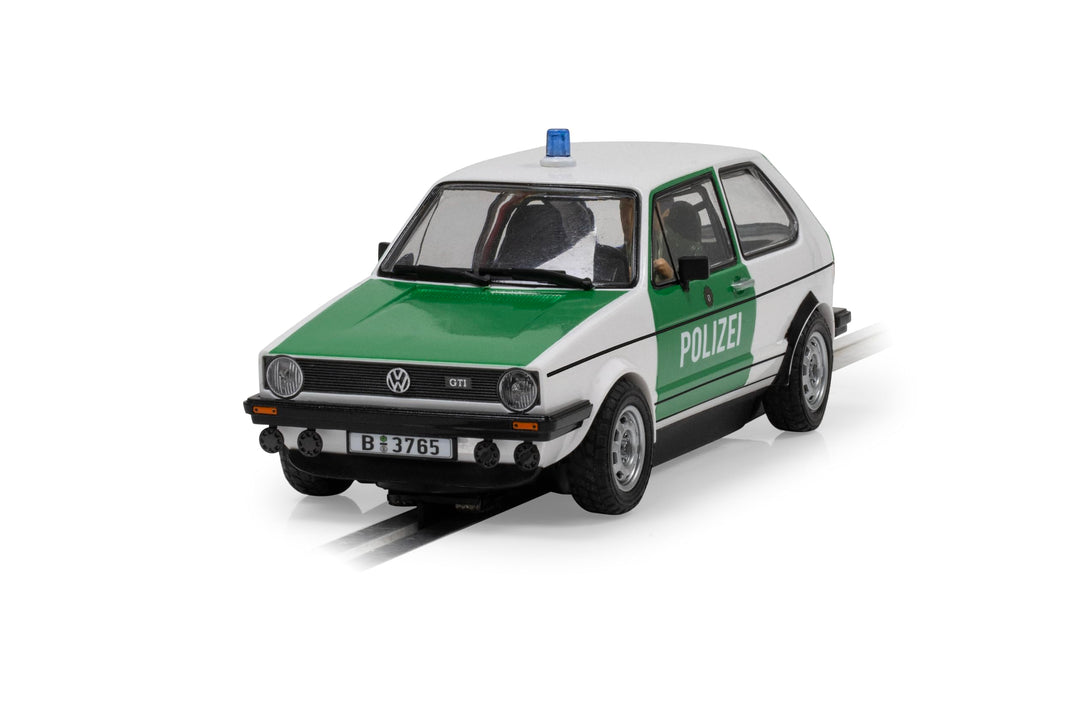 Scalextric C4572 Volkswagen Golf MK1 – Polizei-Slotcar