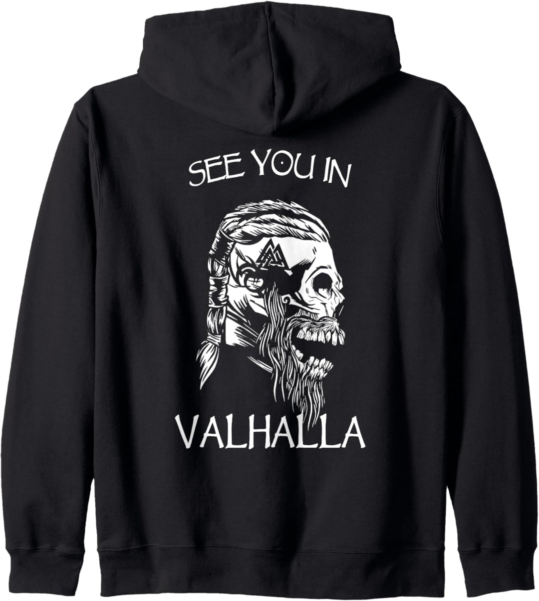 Vikinger der Mythologie Odin Valhalla Nordisch Outfit Kapuzenjacke
