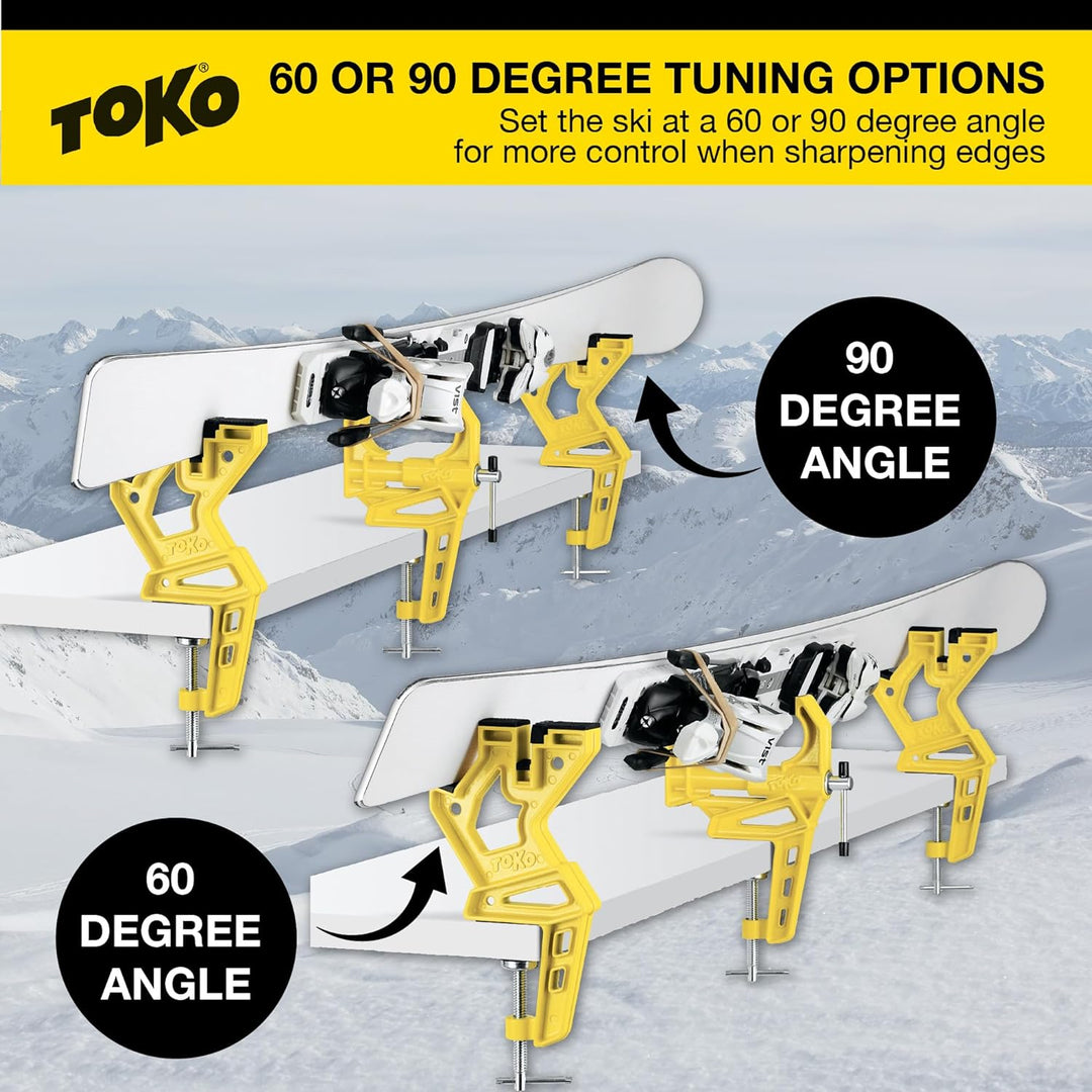 Toko Reparatur Tool Ski Vise Race Gelb, Gelb